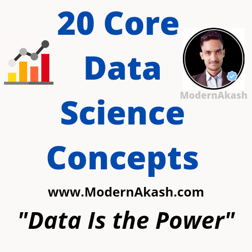 Top 20 Data Science Concepts.