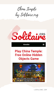 China Temple by Solitaire.org