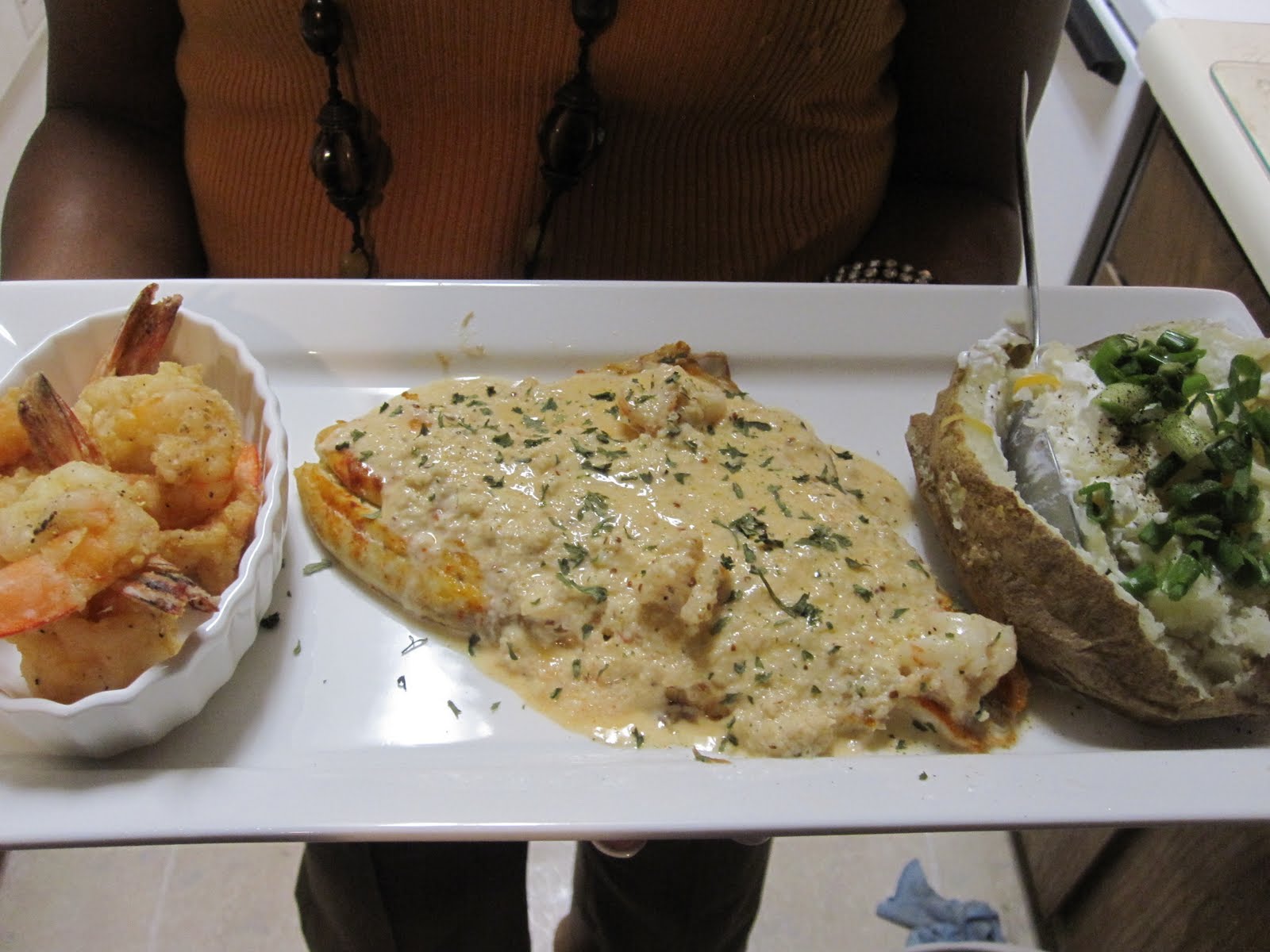Let's Cook With Ateya: Red Fish w/Pontchartrain Crab & Shrimp Butter Sauce
