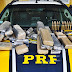 Homem é preso pela PRF na Paraíba transportando 63,4 kg de maconha, munições e pistola