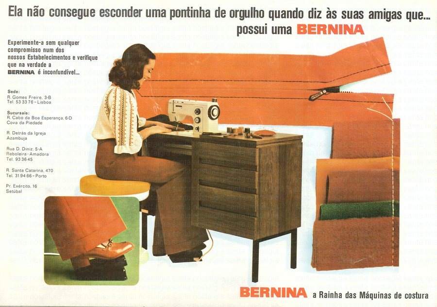 Santa Nostalgia: Bernina – Máquina de costura