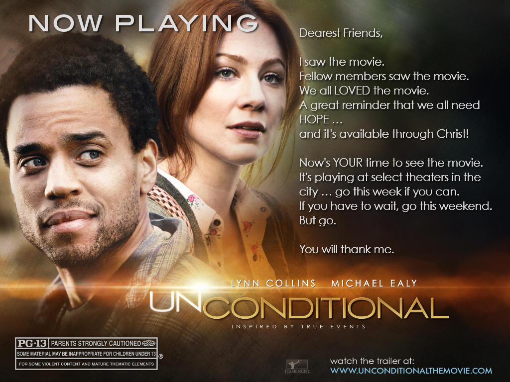 Hey, it's Jade!: Unconditional Book & Movie Review...