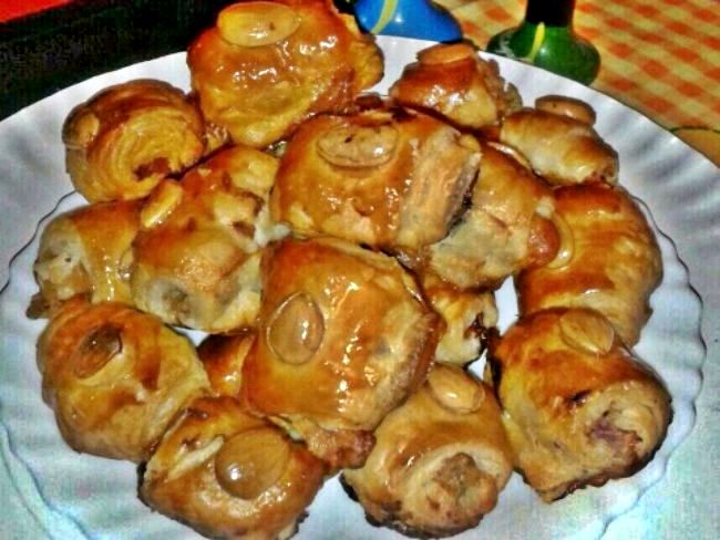 Canapés de hojaldre