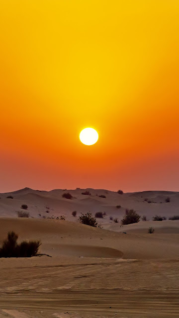 HD wallpaper Sunset, desert, dunes, sand