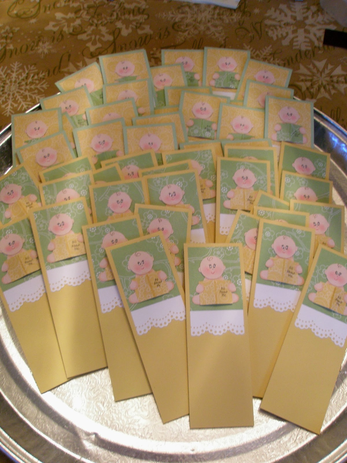 Paper Vernissage Baby Bookmarks