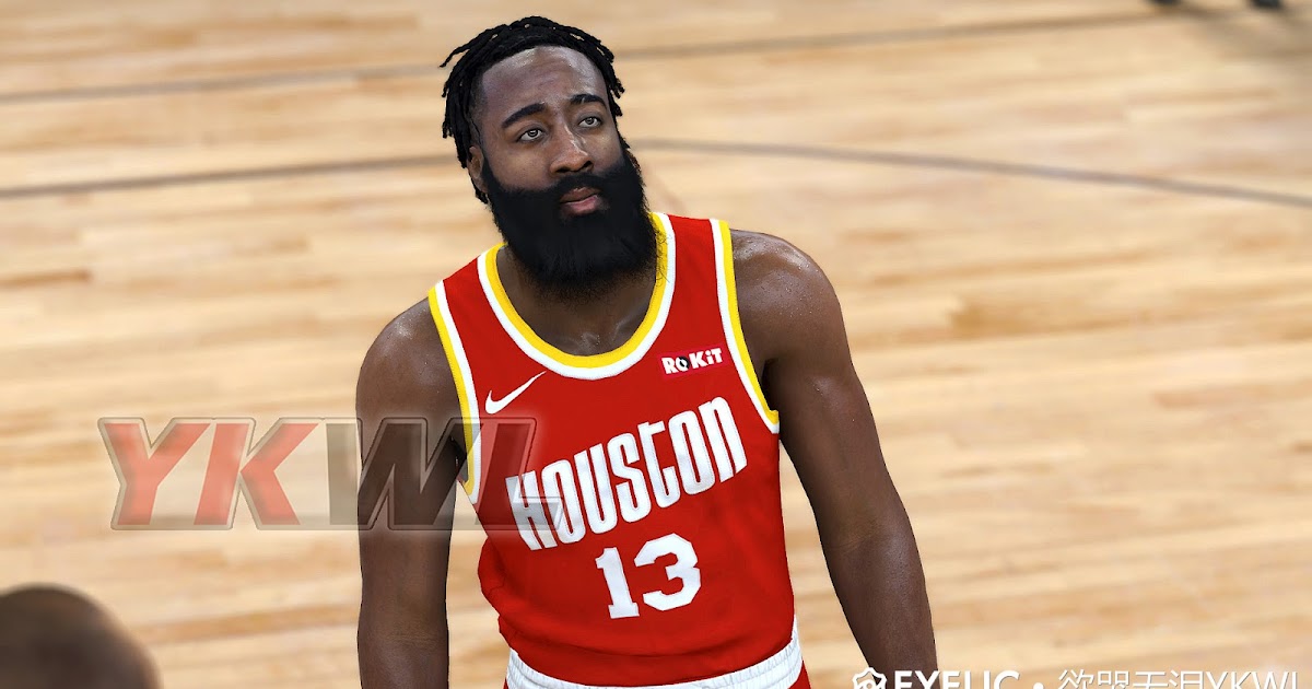 NBA 2K20 James Harden Cyberface and Body Model by YKWL