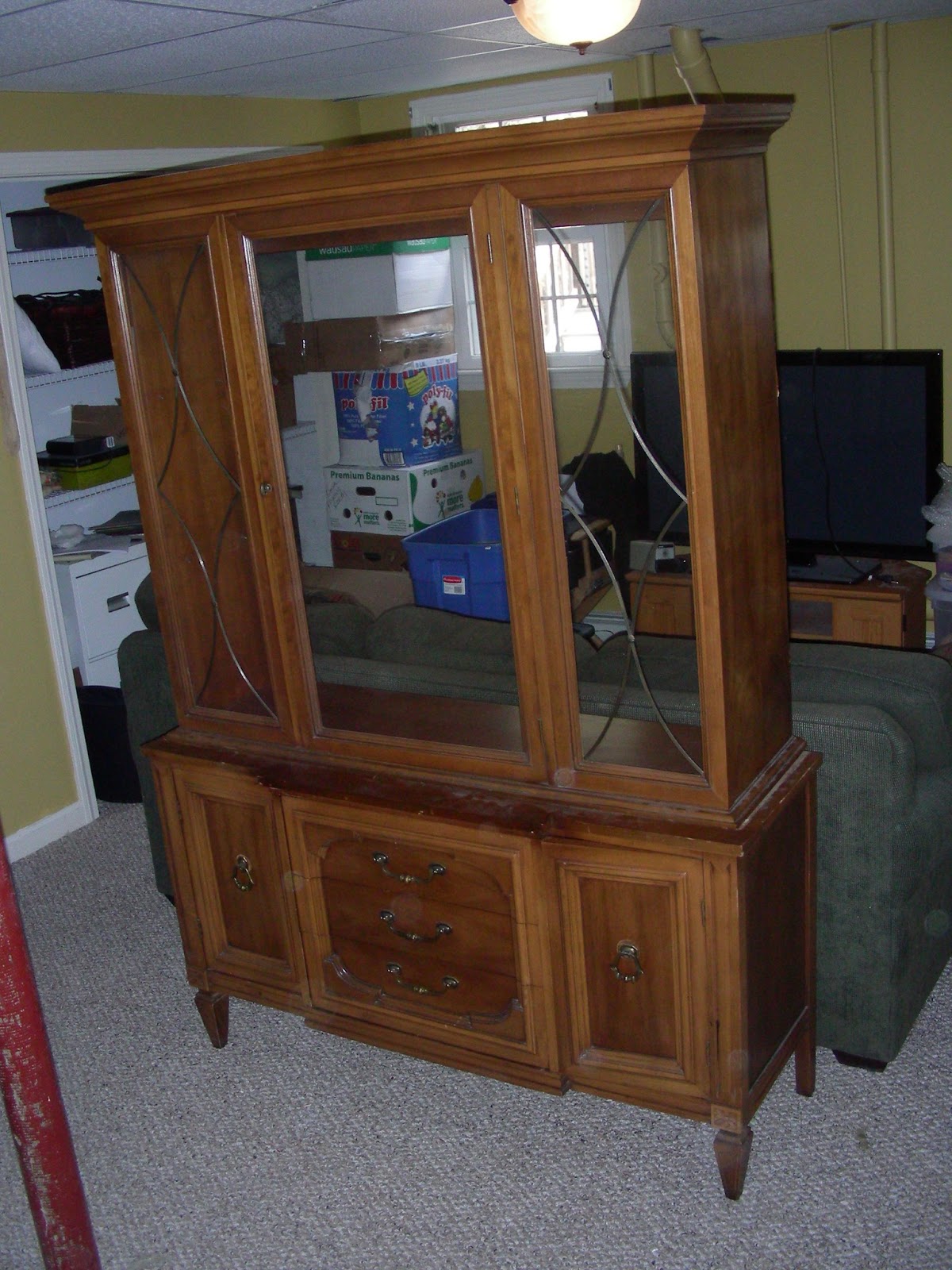 Destinations Vintage... Upcycled & Repurposed Stuff Upcycle An Old Hutch Into An Entertainment