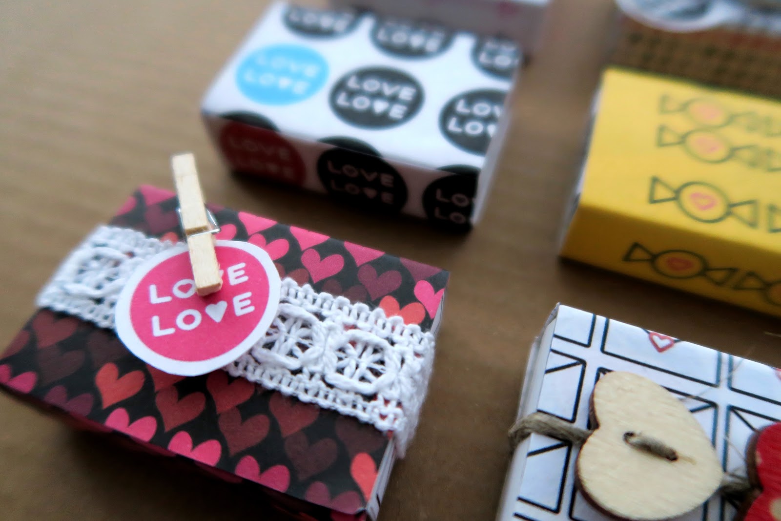Matchbox love notes + free printable mamaisdreaming.blogspot.co.uk