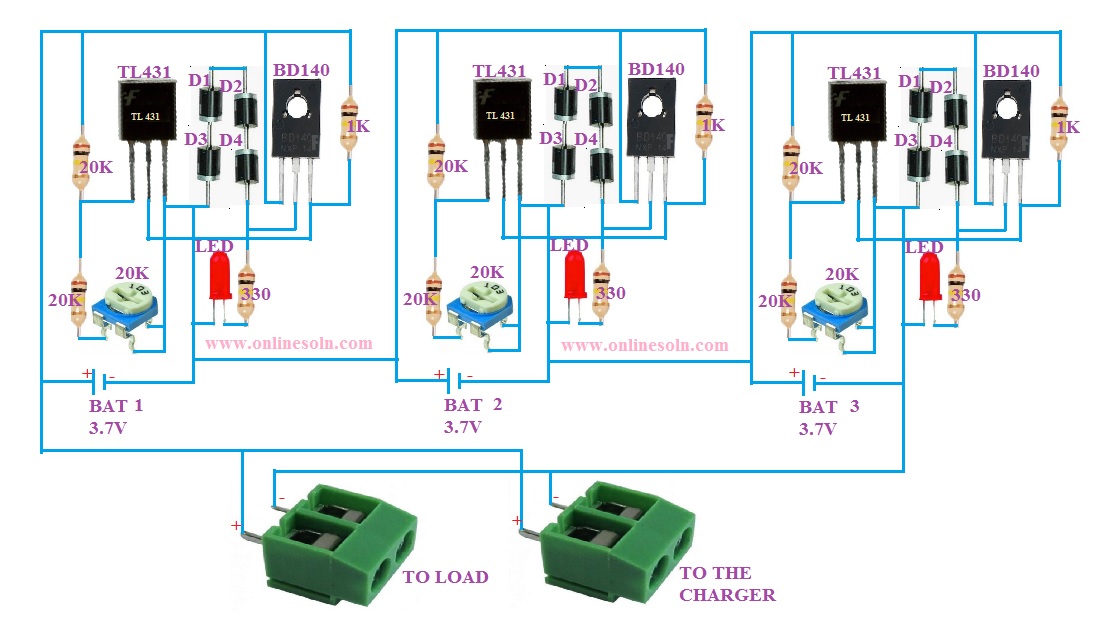 Battery Management System Schematic