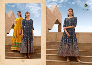 Kalki Womaniya Vol 2 long Gown Type kurtis Collection