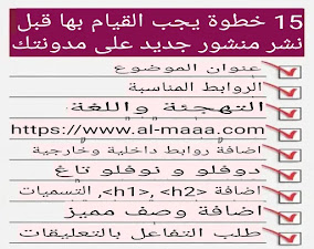 أشياء يجب عملها قبل نشر المنشور على المدونة 15 خطوة يجب القيام بها قبل نشر منشور جديد على مدونتك