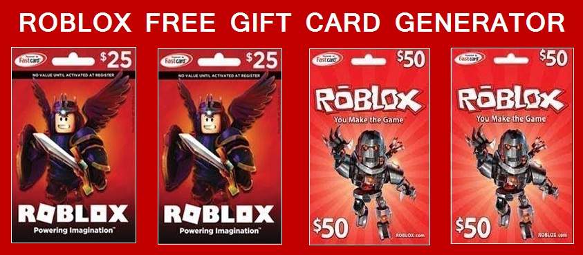 roblox gift card generator