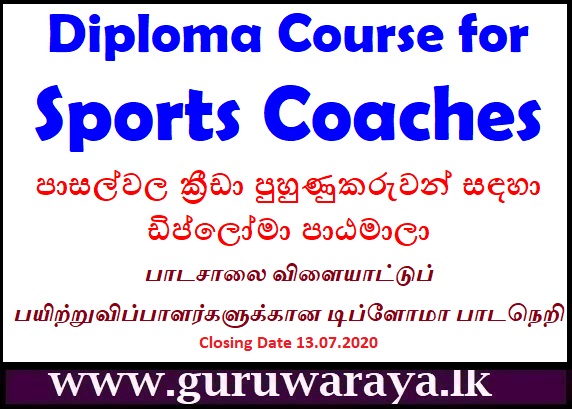 Diploma Course for Sports Coaches in Schools