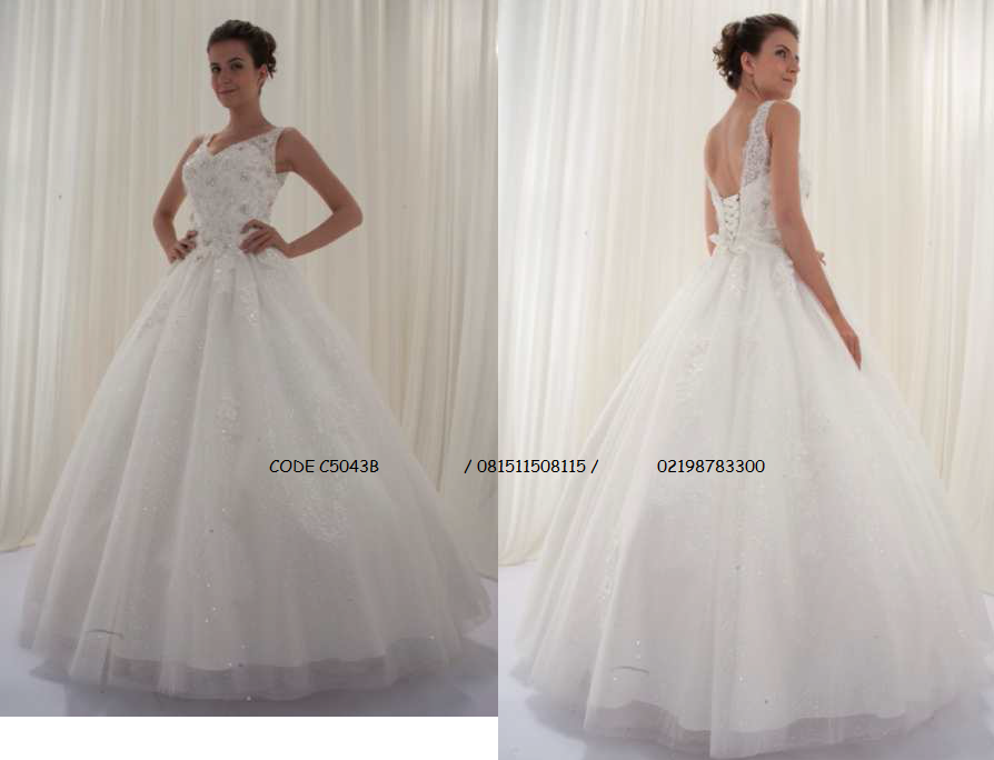 shopee gaun pengantin glamour detail kristal