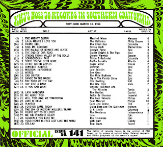 KHJ Boss 30 No. 141 - March 13, 1968