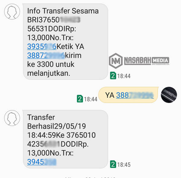 Contoh Sms Banking Bri Iisqu