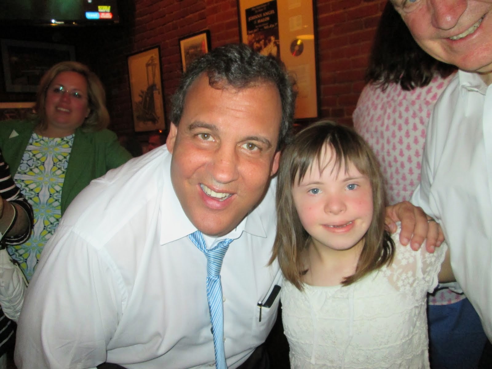 Chloe meets NJ Governor Christie