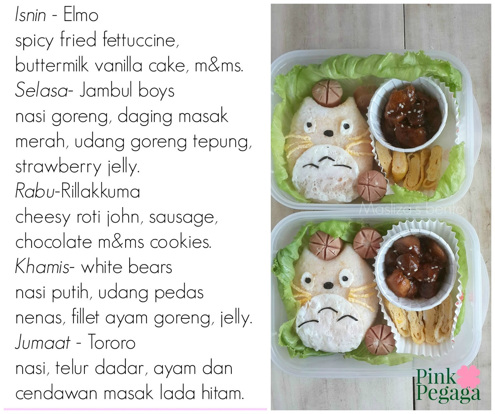 Tips Supaya Mudah Membuat Bento Untuk Anak Setiap Hari - Pink Pegaga