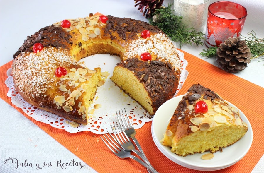 Roscón de Reyes de zanahoria. Julia y sus recetas