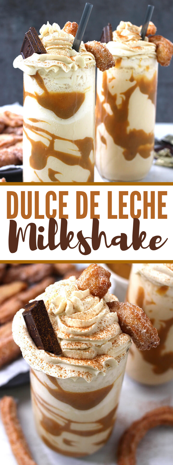 DULCE DE LECHE MILKSHAKE #drinks #sweets DULCE DE LECHE MILKSHAKE #drinks #sweets