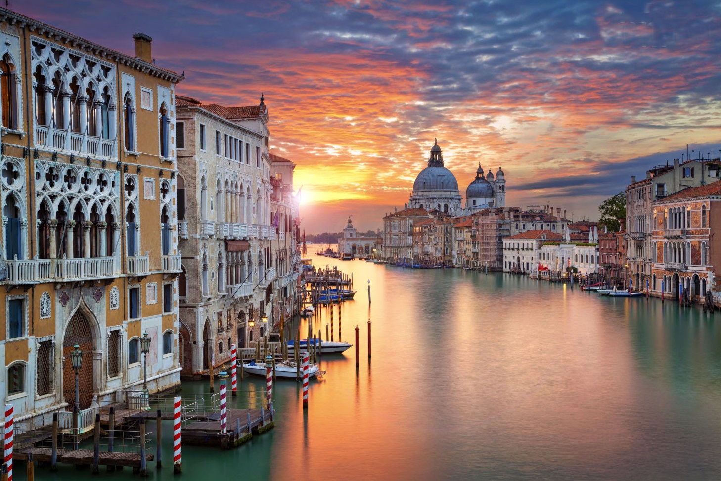 Венеция, город каналов в Италии