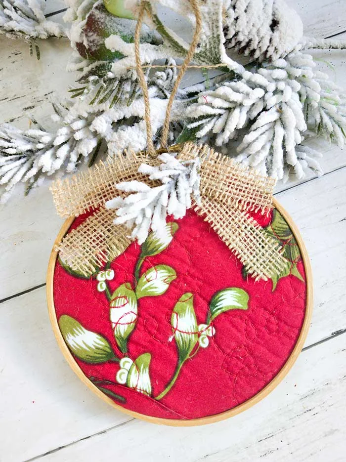 Embroidery Hoop Christmas Decoration DIY Koti Beth