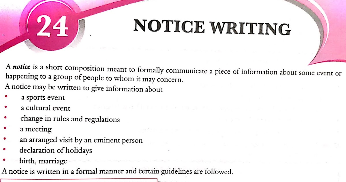 apsg Class 7th Writing Section Notice Guidelines, Format & Specimen