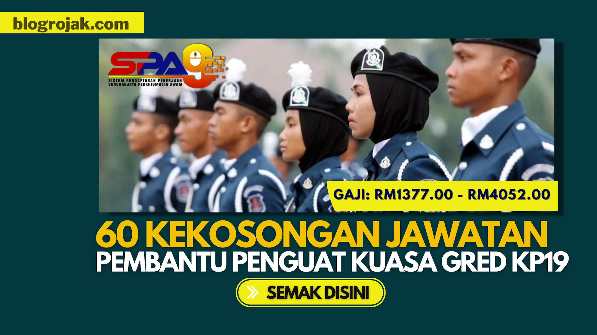 Tugas pembantu penguatkuasa gred kp19