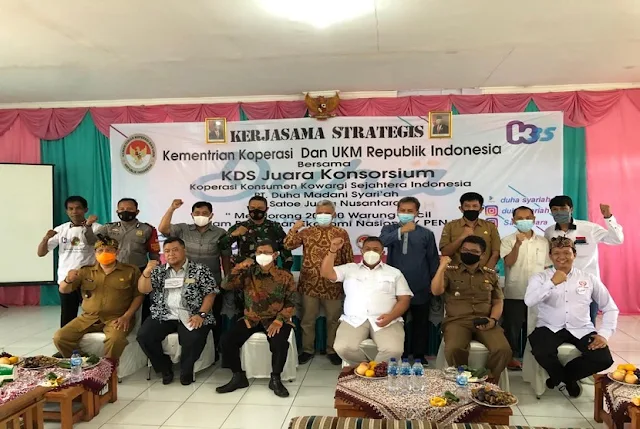 Koperasi Konsumen Kowargi Sejahtera Indonesia (Kowargi) bersinergi dengan lembaga pembiayaan Duha Madani Syariah dan PT Satoe Juara Nusantara (SJN)