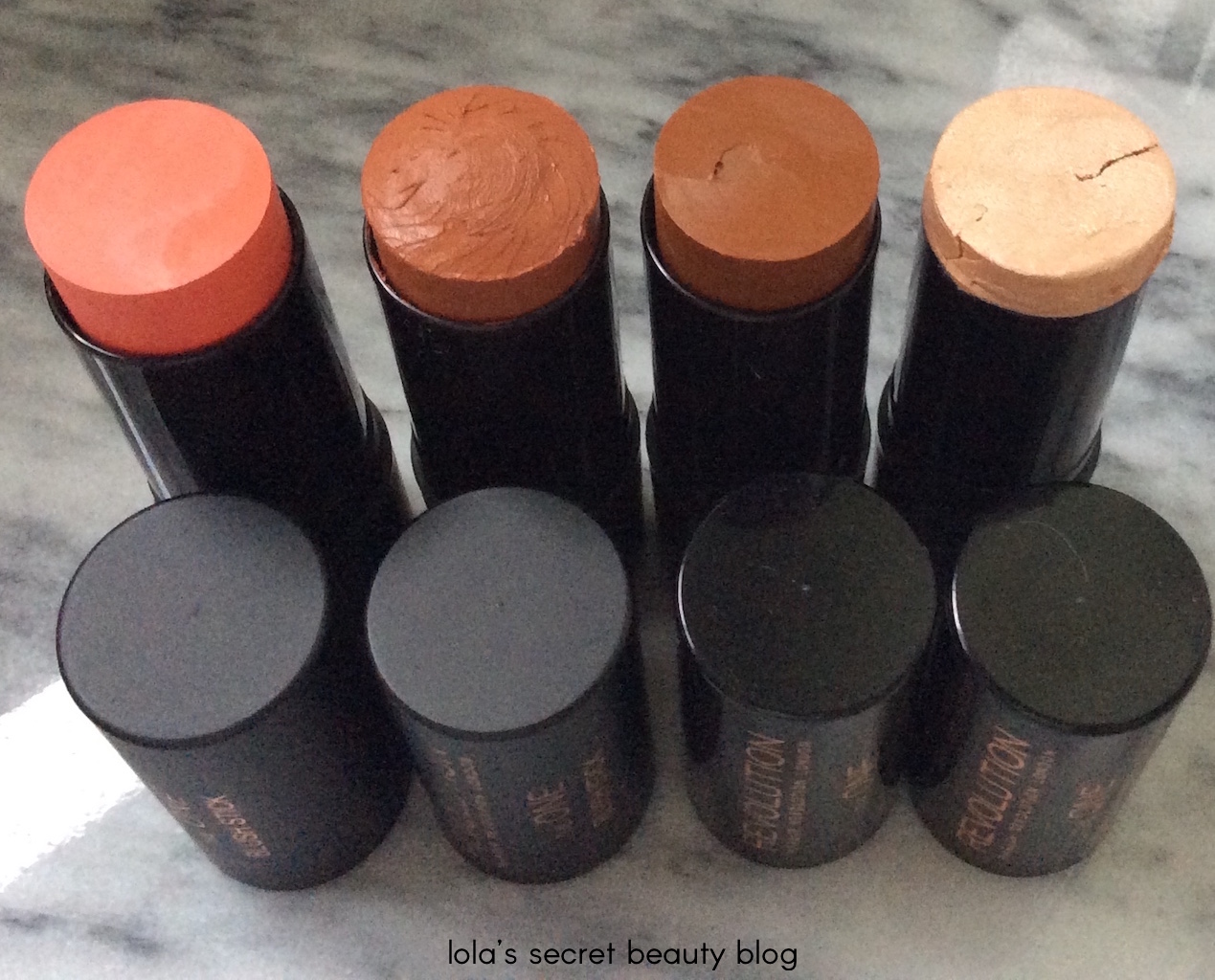 lola's secret beauty blog Makeup Revolution USA The One Blush, Contour and Highlight Sticks