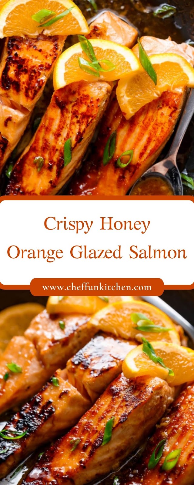 Crispy Honey Orange Glazed Salmon