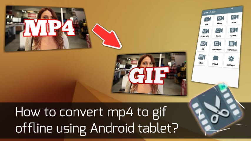 How to Convert mp4 to gif Offline Using this Simple App