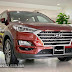 Hình ảnh thực tế Hyundai Tucson màu đỏ phiên bản máy xăng đặc biệt