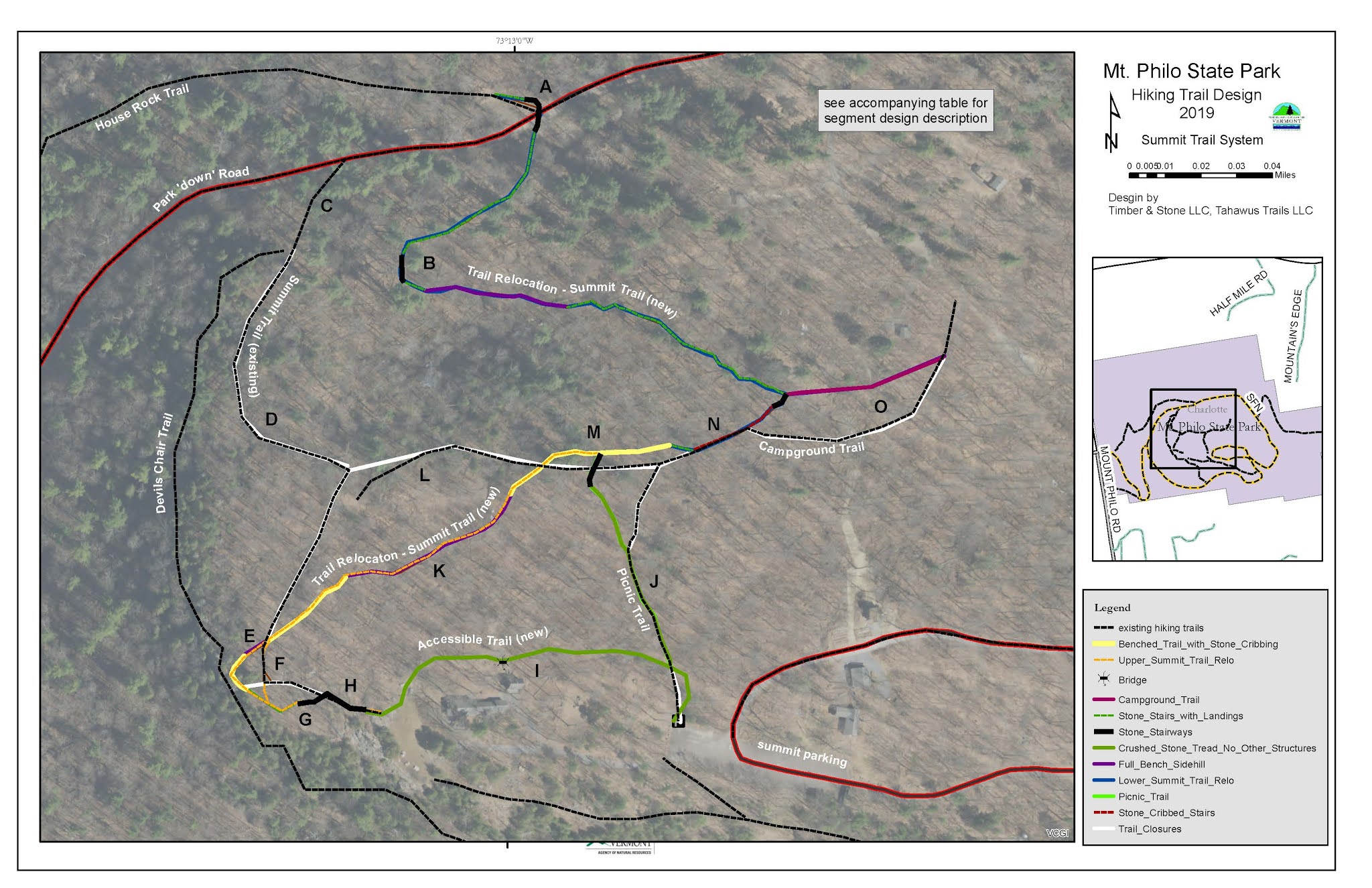 Mt. Philo State Park Trail Project Completed for the Season, with Work
