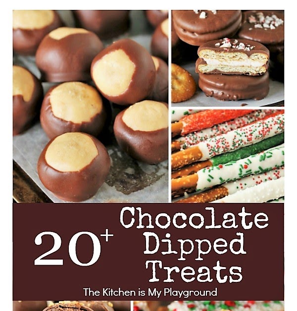 20+ Chocolate Dipped Treats For Christmas | The Kitchen is My Playground