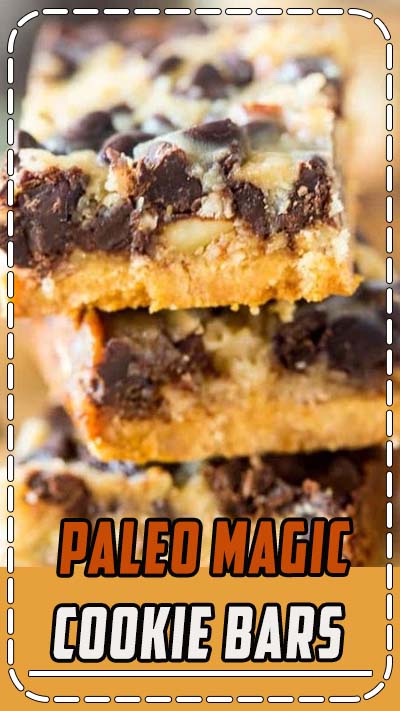 Vegan and Paleo Magic Cookie Bars - These magic cookie bars are a healthier remake of the classic dessert! You'll never know they're gluten, grain, dairy and refined sugar free! | #Foodfaithfitness | #Paleo #vegan #healthy #glutenfree #dessert