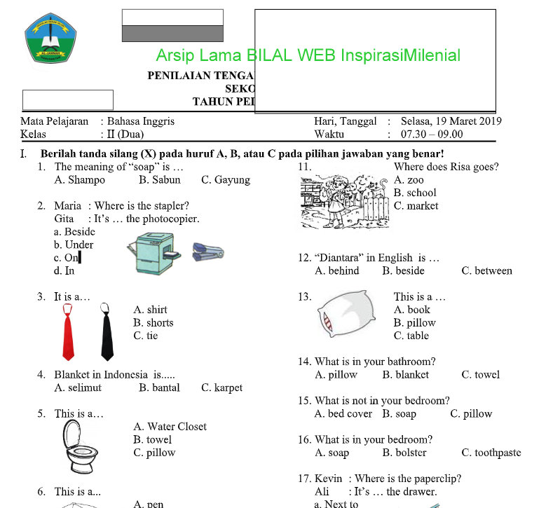 22+ Contoh soal label dalam bahasa inggris kelas 9 info