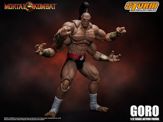 Goro 1/12 Scale Action Figure de Mortal Kombat - Storm Collectibles