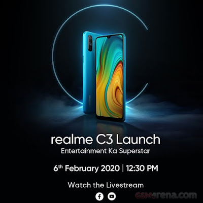 هاتف ريال مى C3 قادم فى 6 فبراير Realme-C3-poster