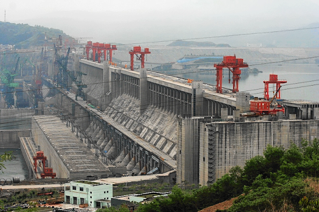 gambar bendungan plta terbesar di china