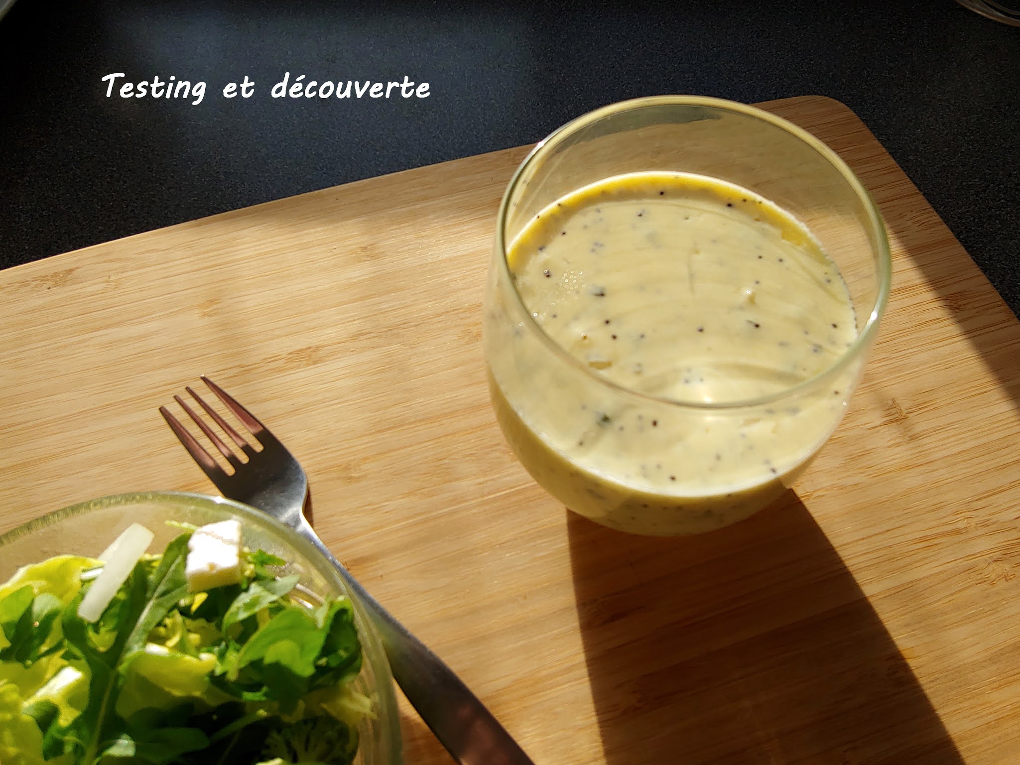 Testing et découverte Vinaigrette aux graines de pavot style Renée’s