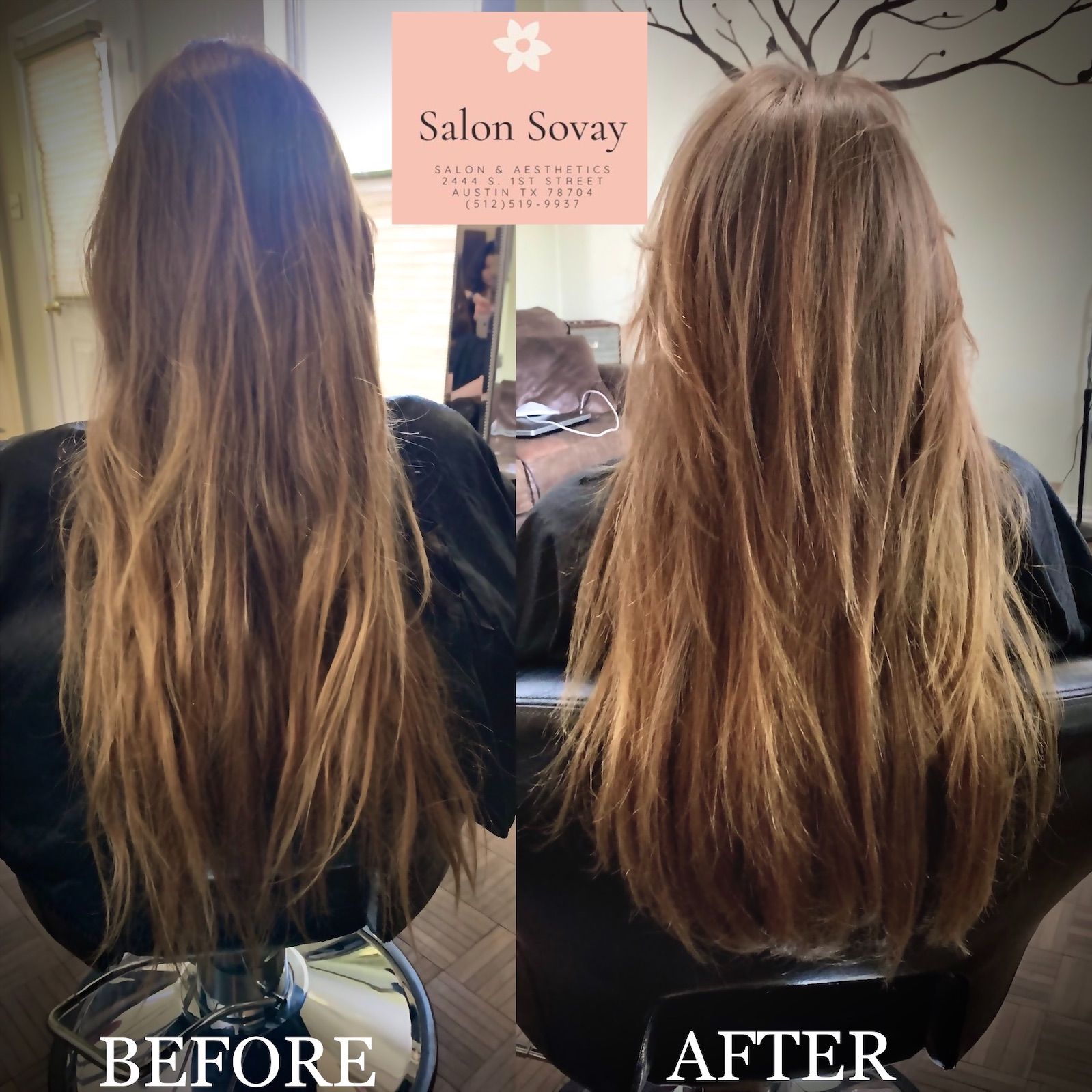 Before & After. Layers but keep the length please!