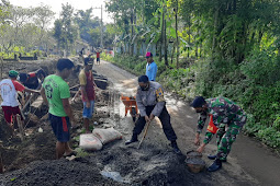 Babinsa Dan Babinkamtipmas Bersama Masyarakat, Wujud Nyata Kebersaman Membangun