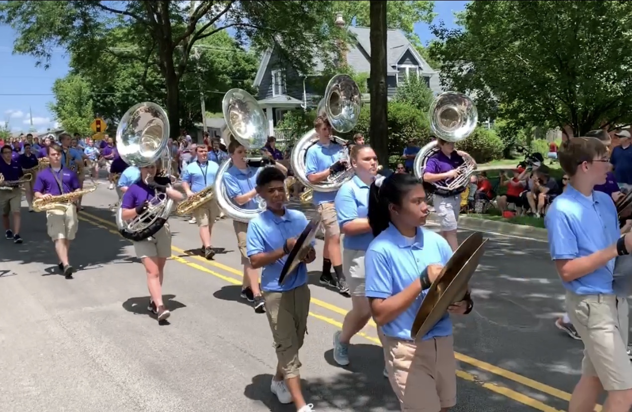 Downers Grove North High School Bands District 99 Marching Band In downers-grove-north-high-school-bands-district-99-marching-band-in