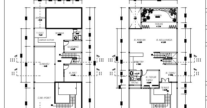 Civil Engineering: Rumah Minimalis 2 Lantai Type 36