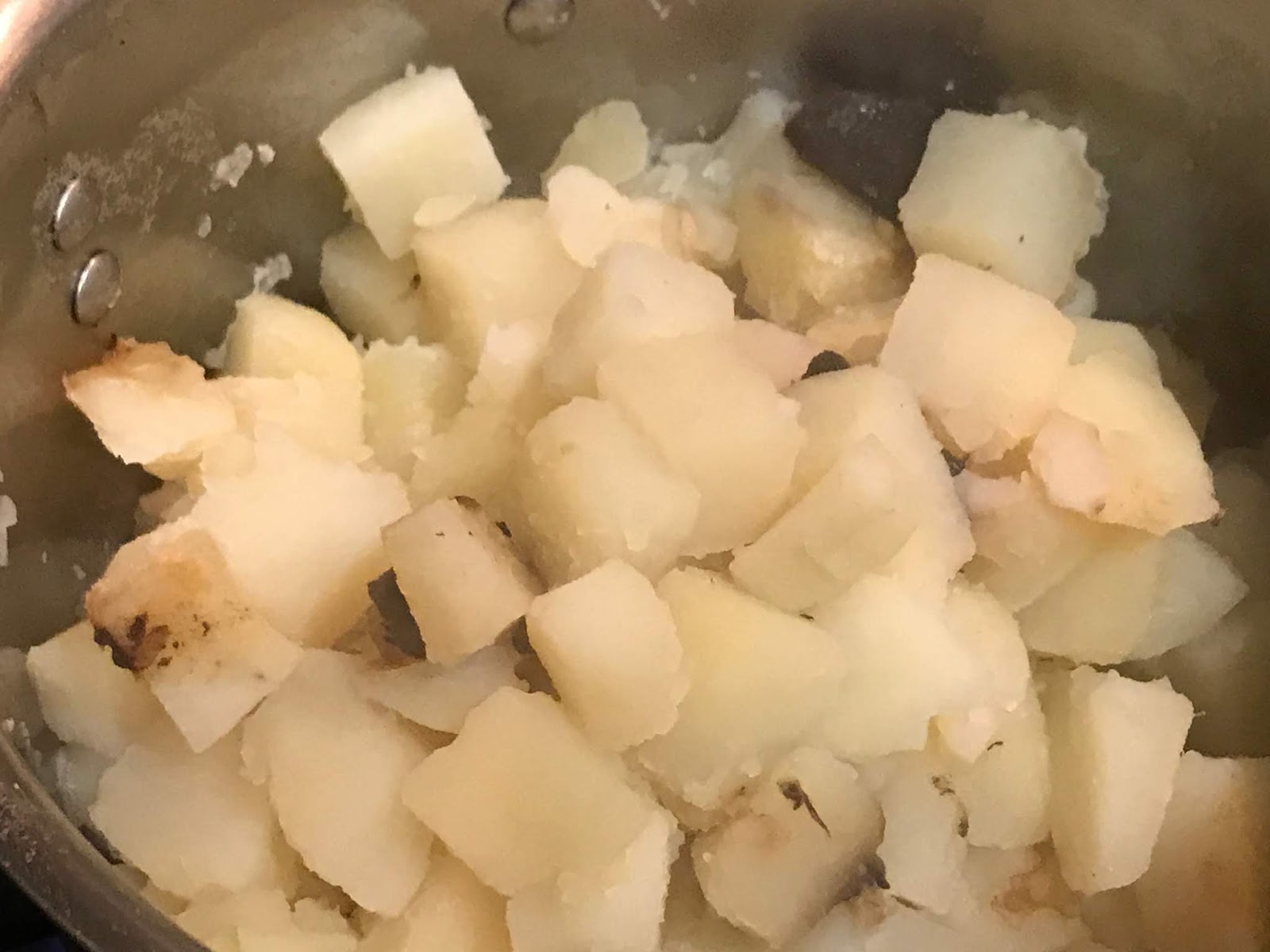 A Real Dad Makes Real Food Black Garlic and Truffle Oil Mashed Potatoes