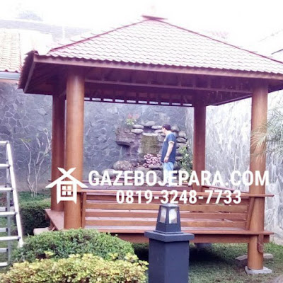 Gazebo Kayu Kelapa Gazebo Kayu Kelapa
