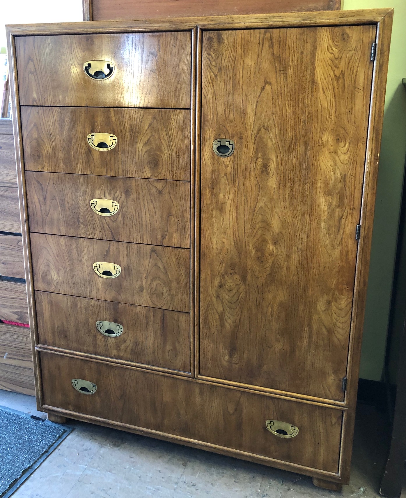UHURU FURNITURE & COLLECTIBLES SOLD 99695 Vintage Walnut Chifferobe