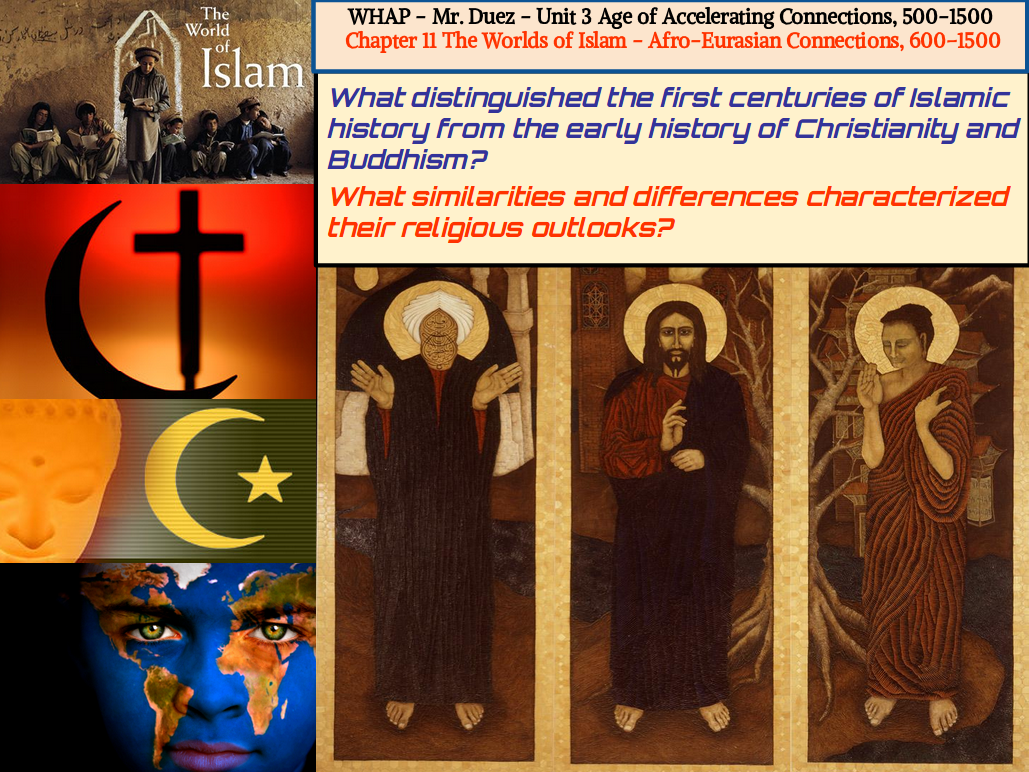 buddhism christianity and islam
