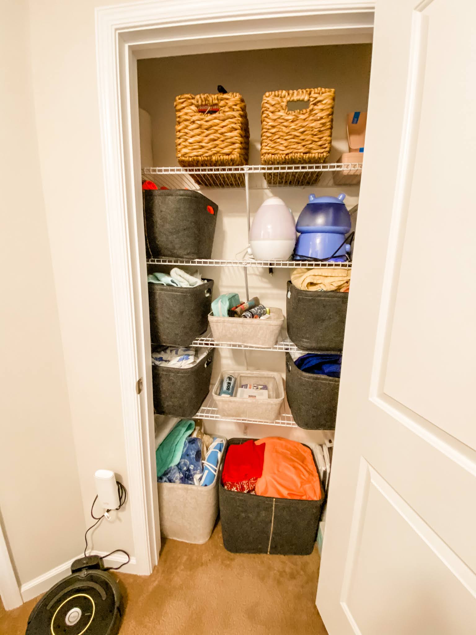 Organizing A Master Bathroom Linen Closet - Thistle Key Lane